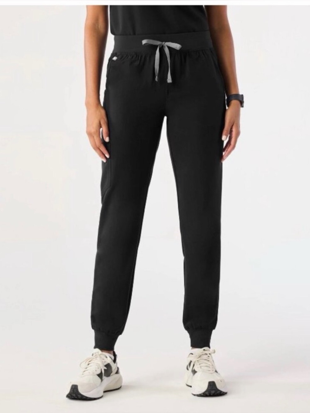 Figs Technical  Collection Womens Black Zamora Jogger Scrub Pants Sz XL